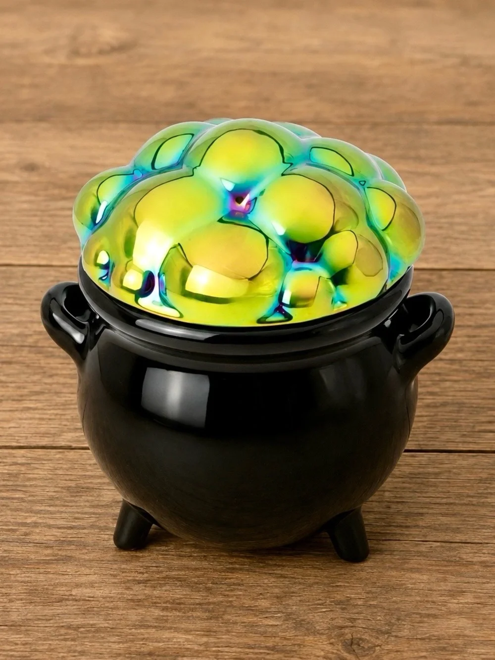 Target Bullseye Playground Halloween Black Cauldron Ceramic Jar